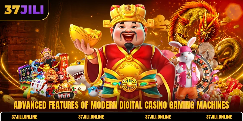Advanced features of modern digital casino gaming machines