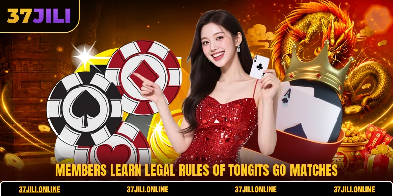 Members learn legal rules of Tongits Go matches