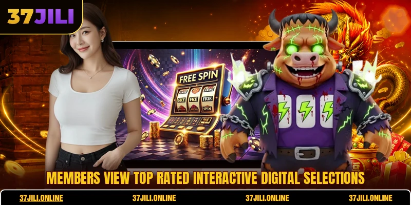 Members view top rated interactive digital selections