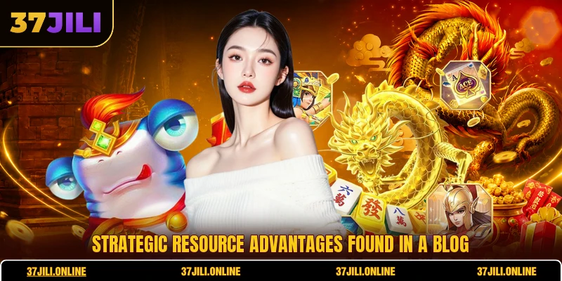 Strategic resource advantages found in a blog