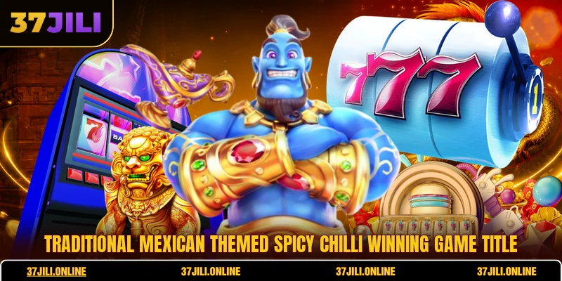 Traditional Mexican themed spicy chilli winning game title